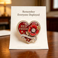 Unisex RED Friday Exquisite Brooch