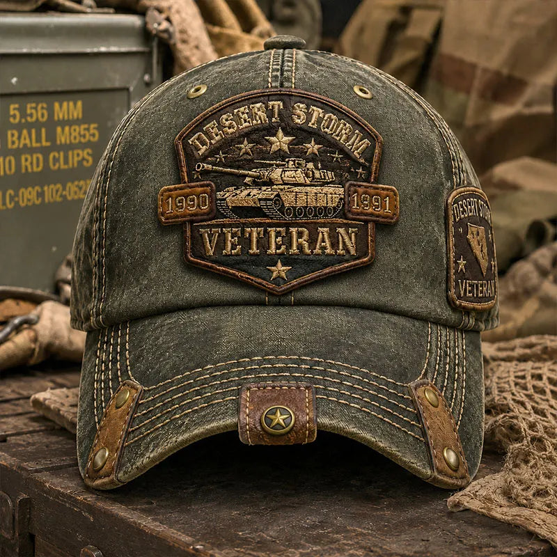 Desert Storm 1990–1991 Veteran Vintage Tactical Baseball Cap