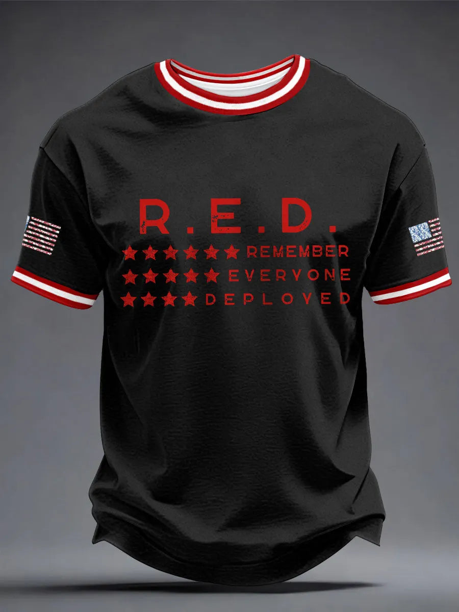 Men's Wear I wear red on Friday T-shirts