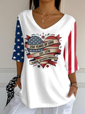 Retro 250th Anniversary Print T-Shirt