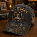 Vintage Faith Print Casual Baseball Cap