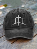 🔥Buy 3 Get 15% Off🔥Unisex Retro Faith Cross Print Hats