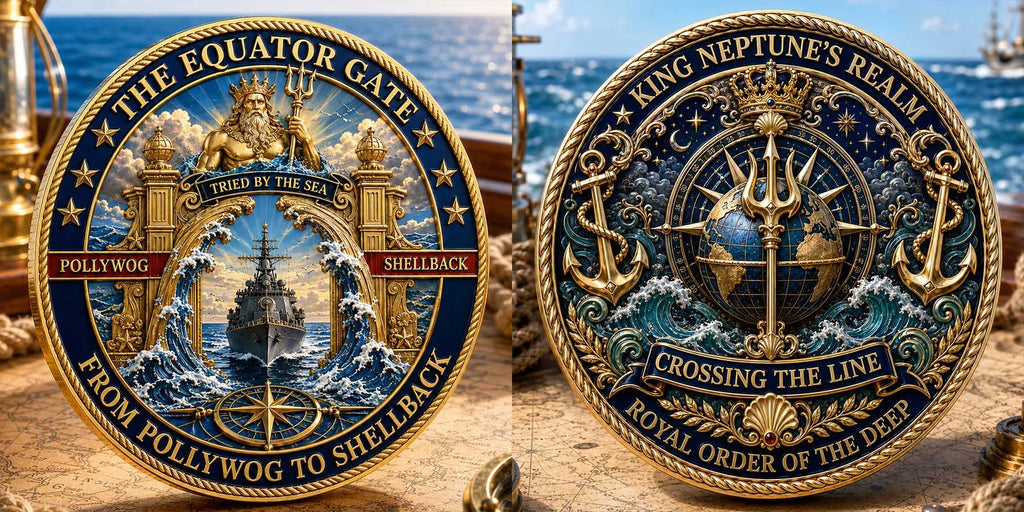 King Neptune’s Realm Commemorative Naval Metal Medal