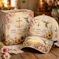 Hummingbird & Floral Faith Print Casual Baseball Cap
