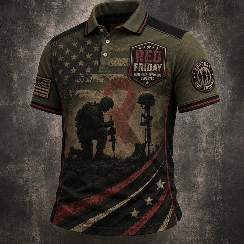 Men's "Red Friday" Commemorative Polo Shirt