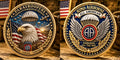 82nd Airborne Paratroopers Commemorative Metal Medal