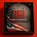 Red Friday Printed Casual Hat