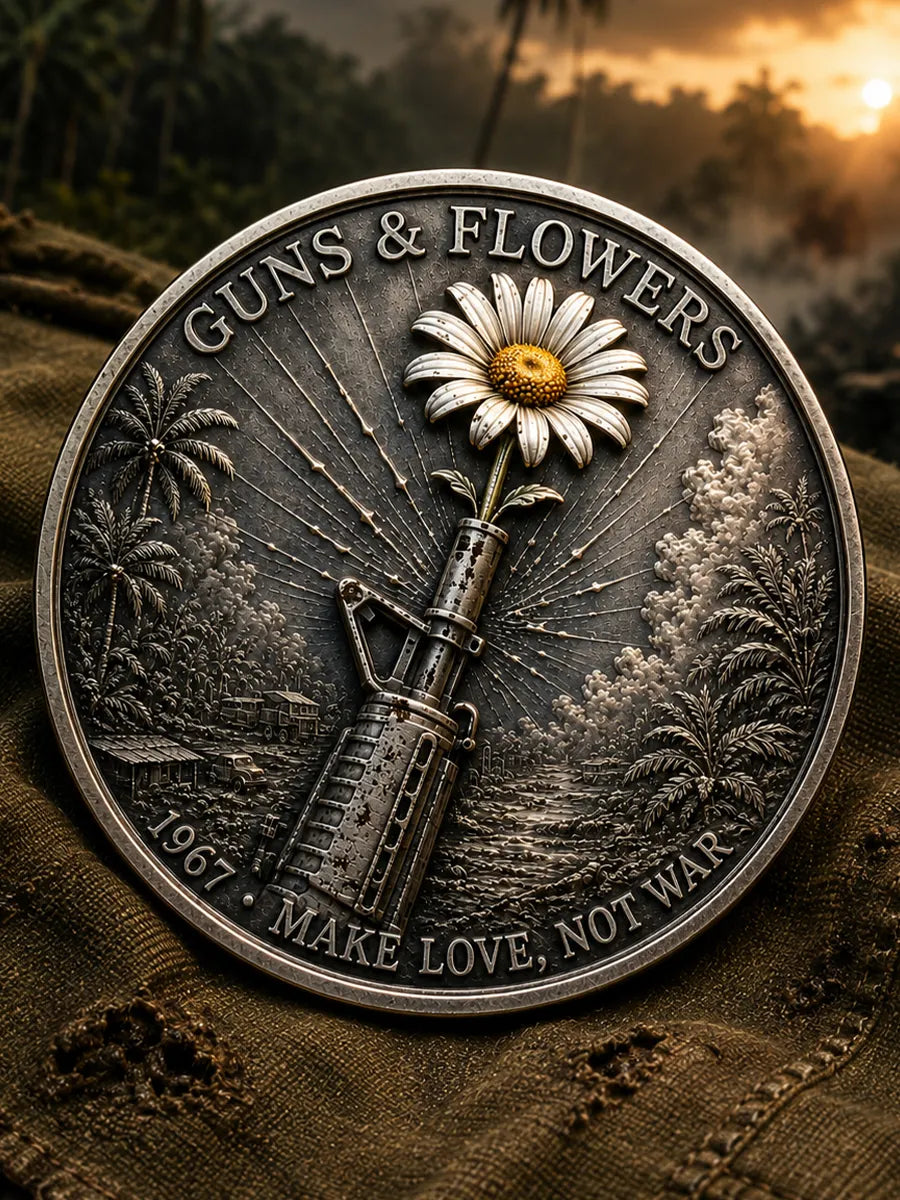 Make Love, Not War Commemorative Metal Medal