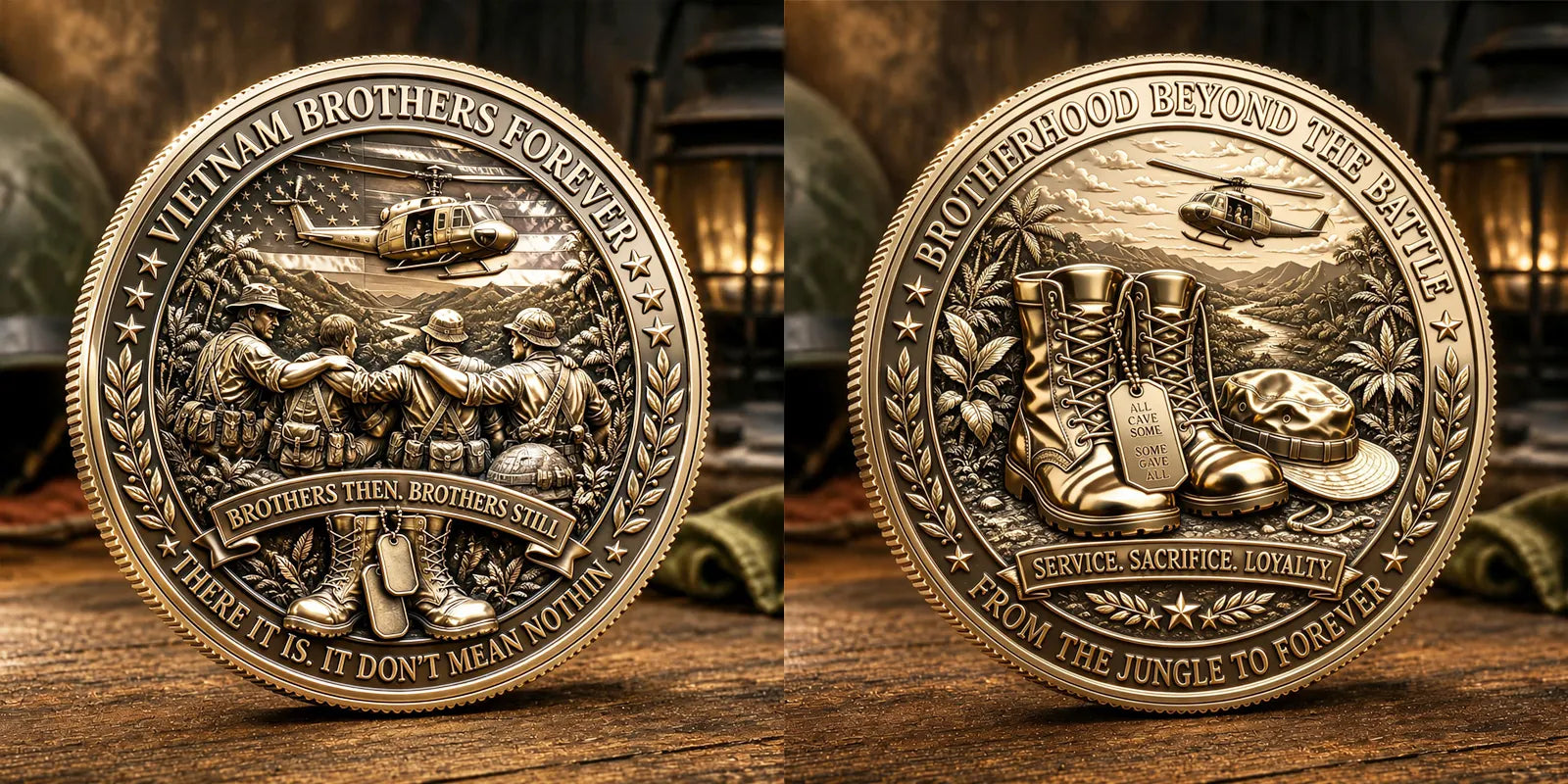 Vietnam Brothers Forever Commemorative Coin