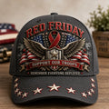 Red Friday Art Print Baseball Cap