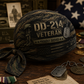 Veteran DD-214 Camouflage Print Cycling Pirate Cap / Bandana
