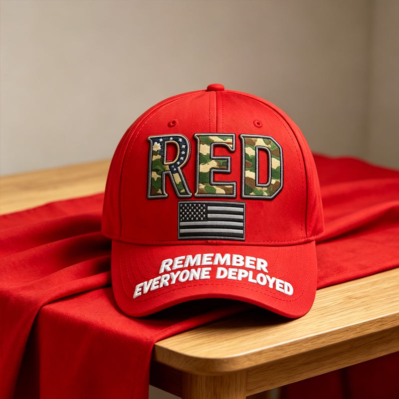 Red Friday Retro Casual Printed Hat
