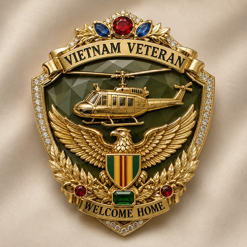 Exquisite Vietnam Veteran Brooch