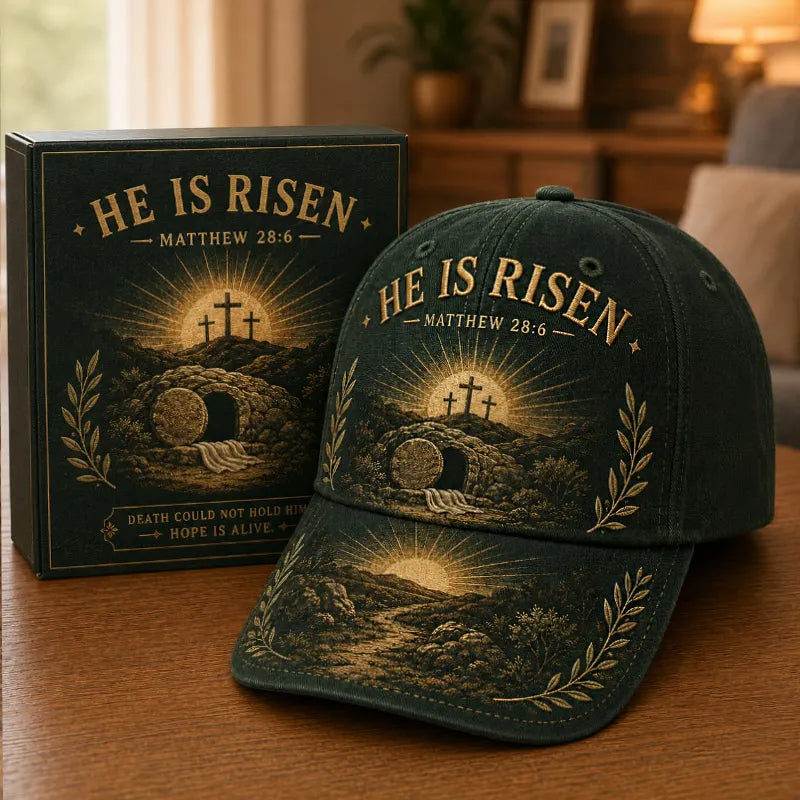 Vintage Faith Print Casual Baseball Cap
