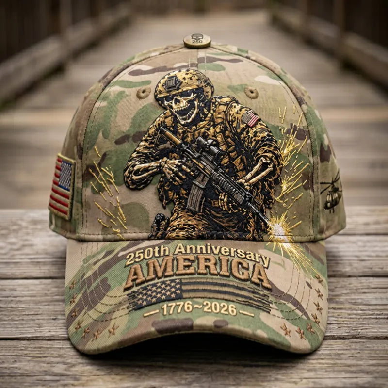 United States 250th Anniversary Art Print Casual Cap