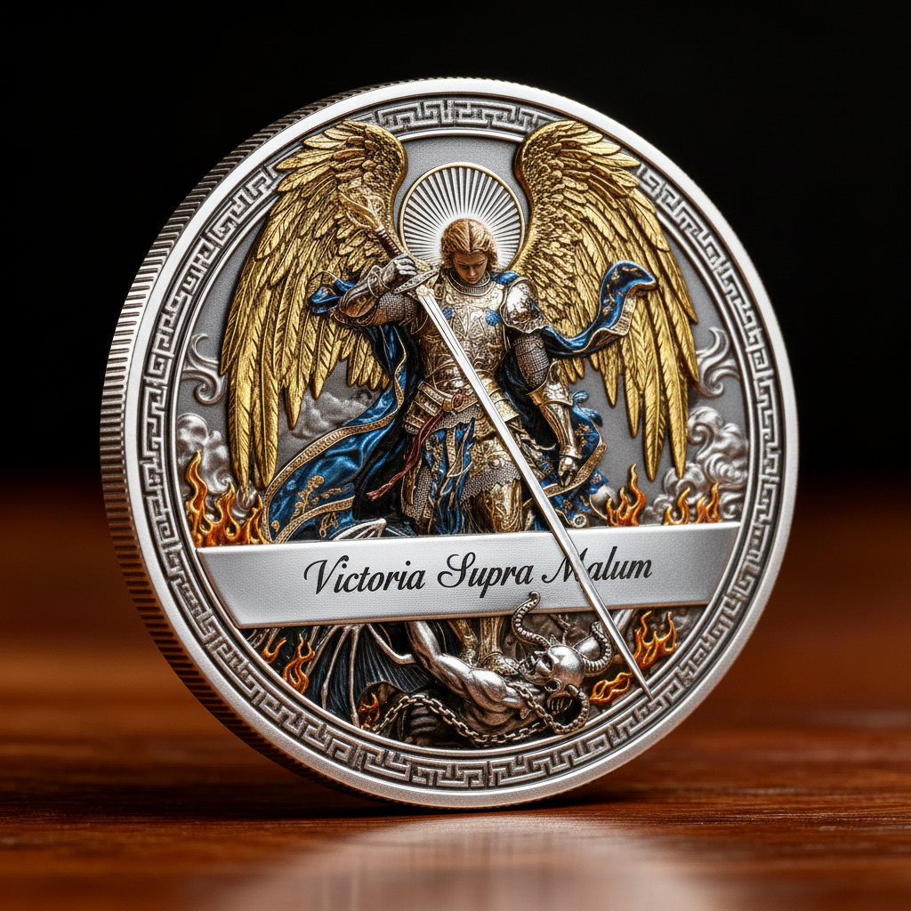🏆Flash Sale 60% OFF - St. Michael the Archangel – “Victory Over Evil” Commemorative Metal Medal