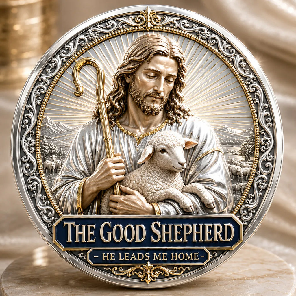 The Good Shepherd Commemorative Metal Medal