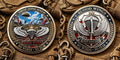 Blood Wings Drop Zone Oath Commemorative Metal Medal