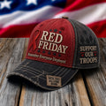 Red Friday Art Print Baseball Cap
