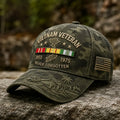 Vietnam Veteran Tribute Printed Casual Hat