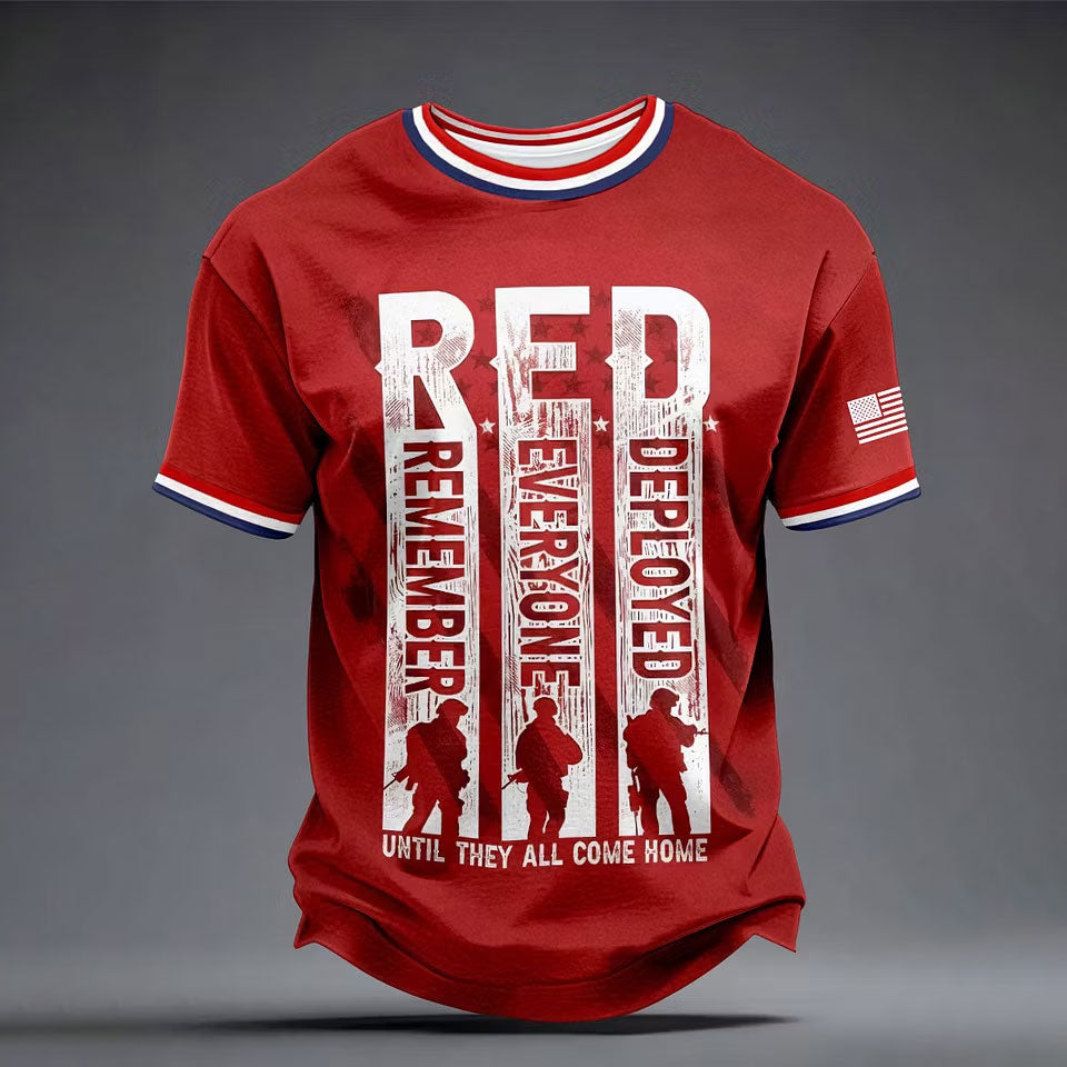 Men's "I wear red on Friday until they all come home" T-shirts