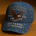 US 250th Anniversary Vintage Art Printed Casual Hat
