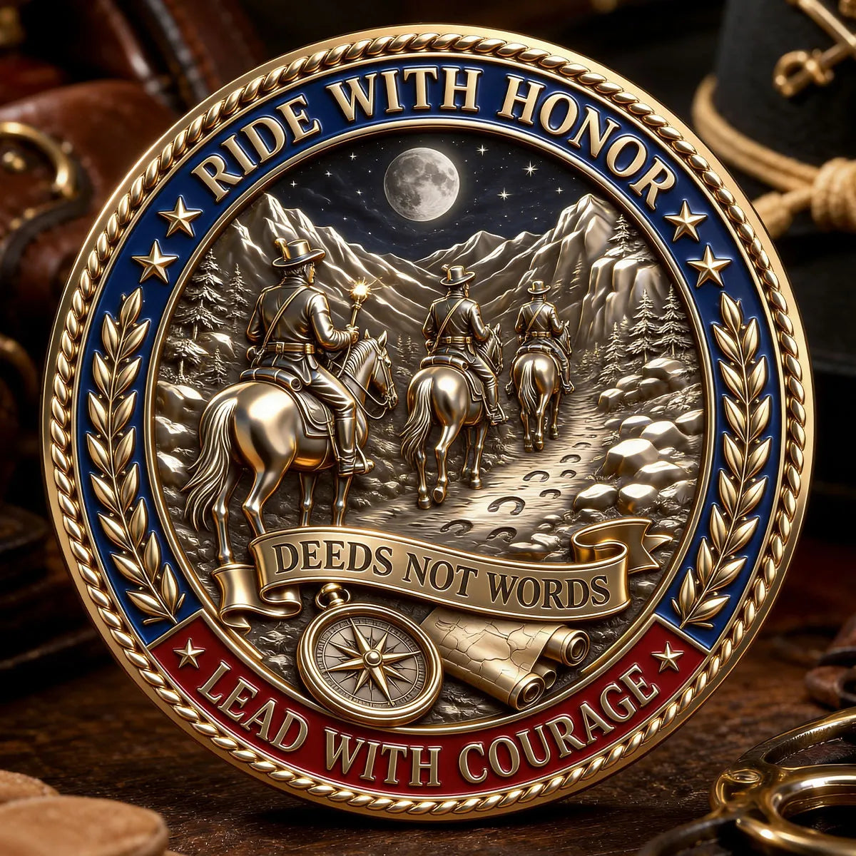 Spur Ride Commemorative Metal Medal