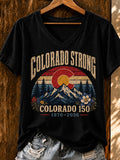 Women's Casual Colorado Strong T-shirt
