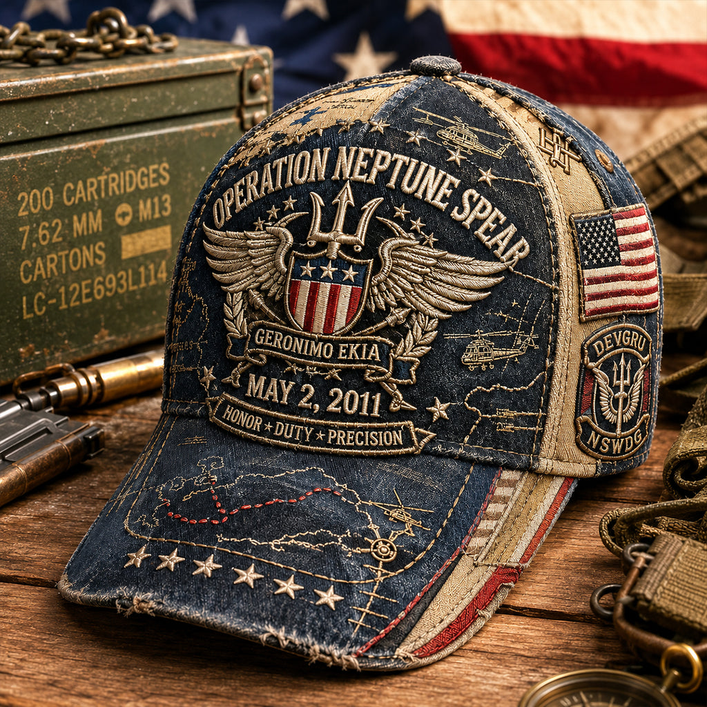 Military Heritage  Veteran Tribute Cap Premium Tactical Baseball Hat