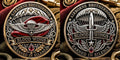 Airborne Brotherhood “Blood Wings” Commemorative Metal Medal