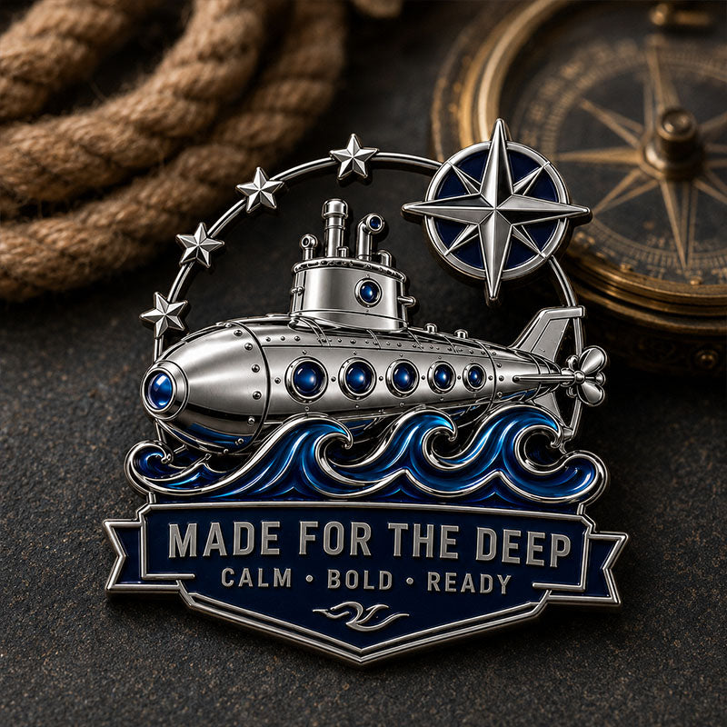 Deep Sea Legends Ocean Explorer Submarine Pin