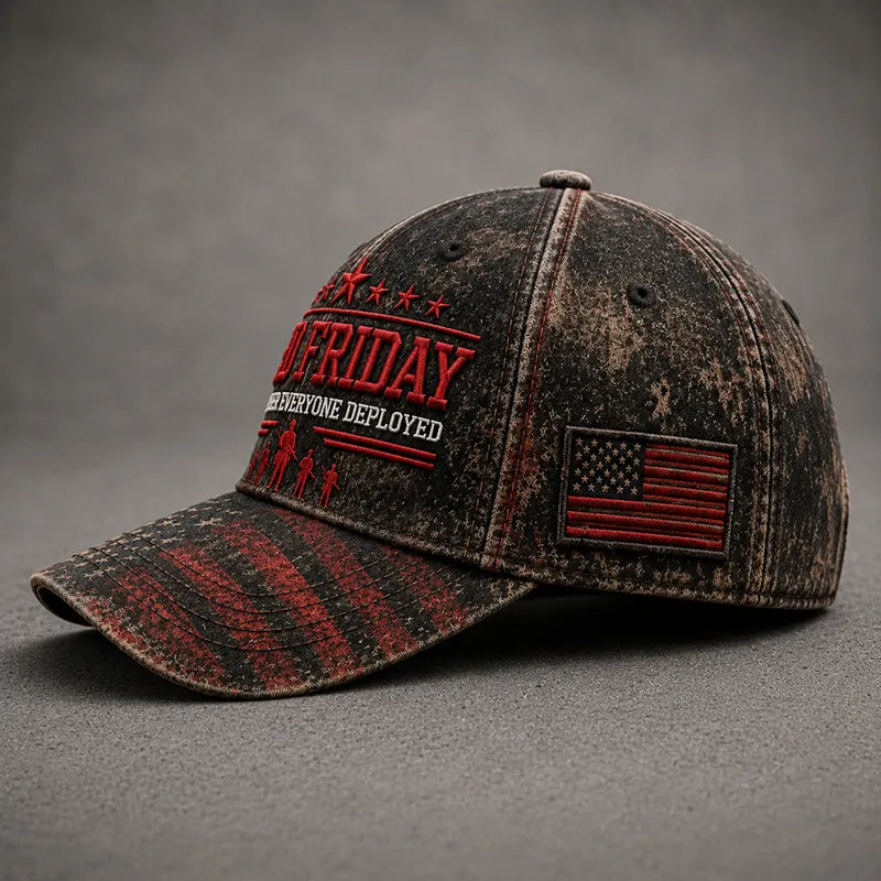 Red Friday Art Print Baseball Cap