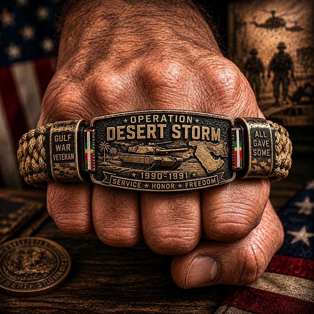 ⭐ Limited Veteran Collector Edition🏜️Operation Desert Storm Veteran Bracelet