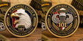 101st Airborne Division Screaming Eagles Commemorative Metal Medal
