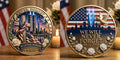 Never Forget 9.11 Memorial Commemorative Metal Medal