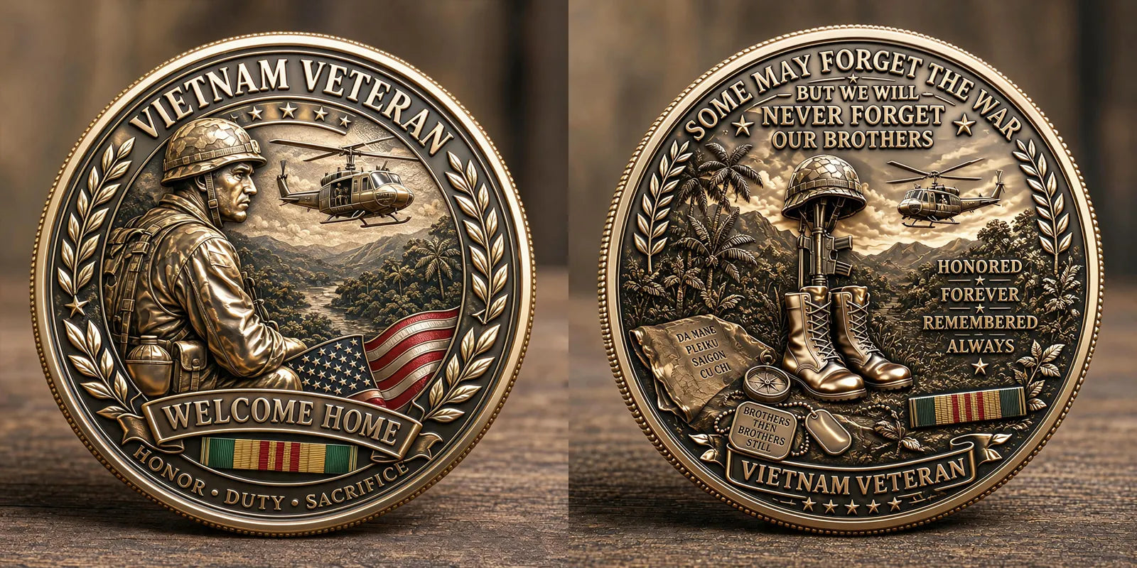 Vietnam Veteran Welcome Home Brother Commemorative Coin