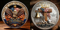 U.S. Veteran – In God We Trust | 250 Years of Freedom Commemorative Metal Medal