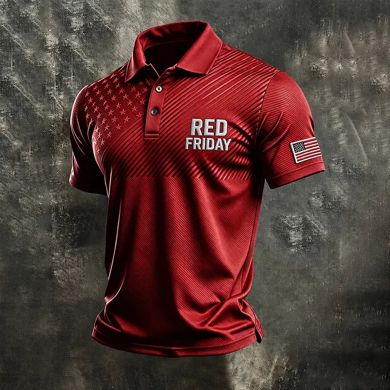 Men's "Red Friday" Commemorative Polo Shirt