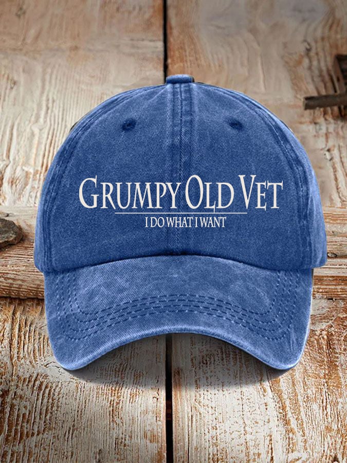 Veteran "I DO WHAT I WANT" Printed Hat