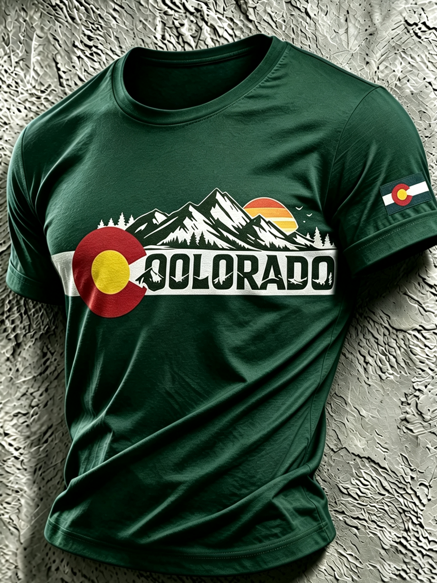 Men's Colorado Strong Printed Commemorative T-Shirt