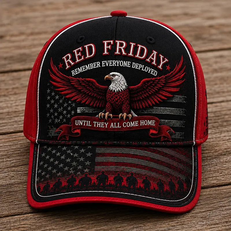 Red Friday Art Print Baseball Cap
