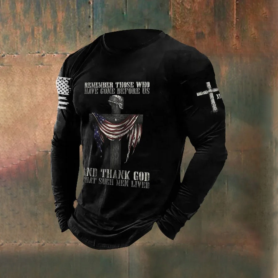 Men's Veterans Day Long Sleeve T-shirt