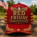 "Red Friday" Veteran Commemorative Casual Baseball Cap