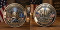 Never Forget 9.11 Memorial Commemorative Metal Medal
