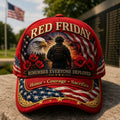 "Red Friday" Veteran Commemorative Casual Baseball Cap