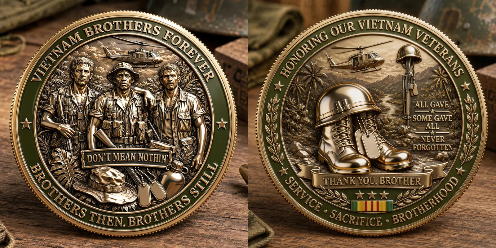 Vietnam Brothers Forever Commemorative Coin