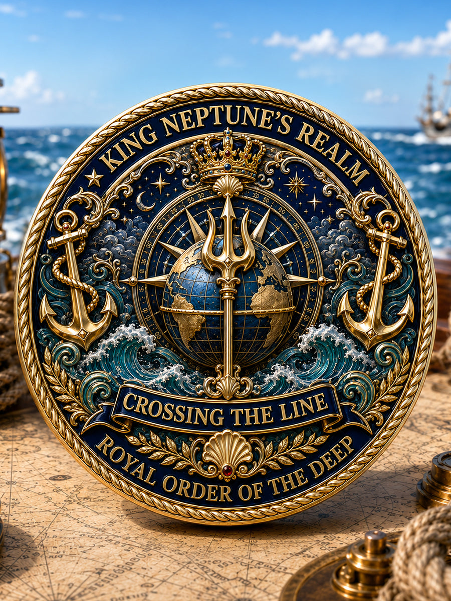 Poseidon’s Dominion Commemorative Metal Medal