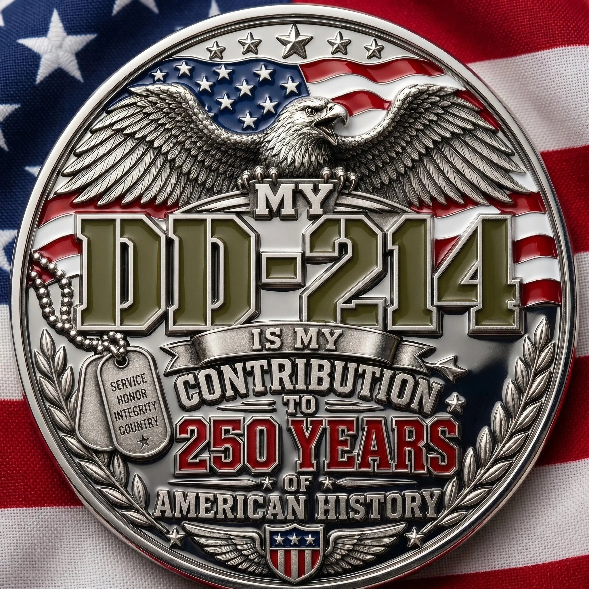 🔥LAST DAY 50% OFF🔥 - DD-214 Veteran Pride Medal