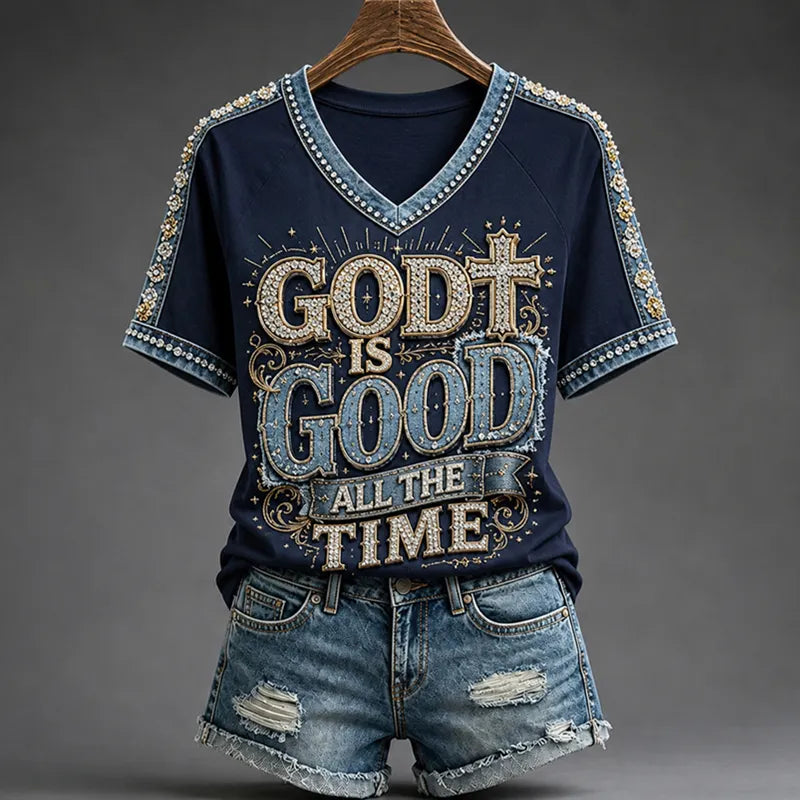 Women's Faith Art Print T-Shirt