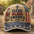 Retro Faith Art Print Casual Cap